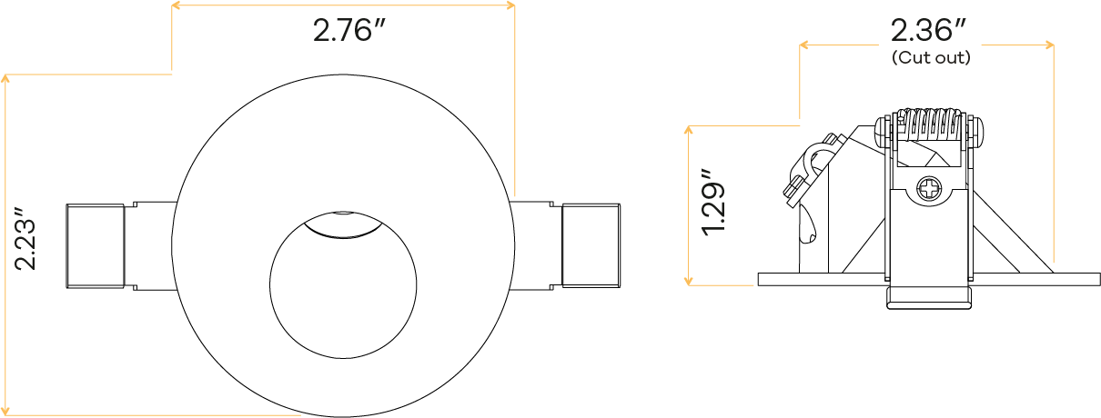 Round Clip-In Step Light