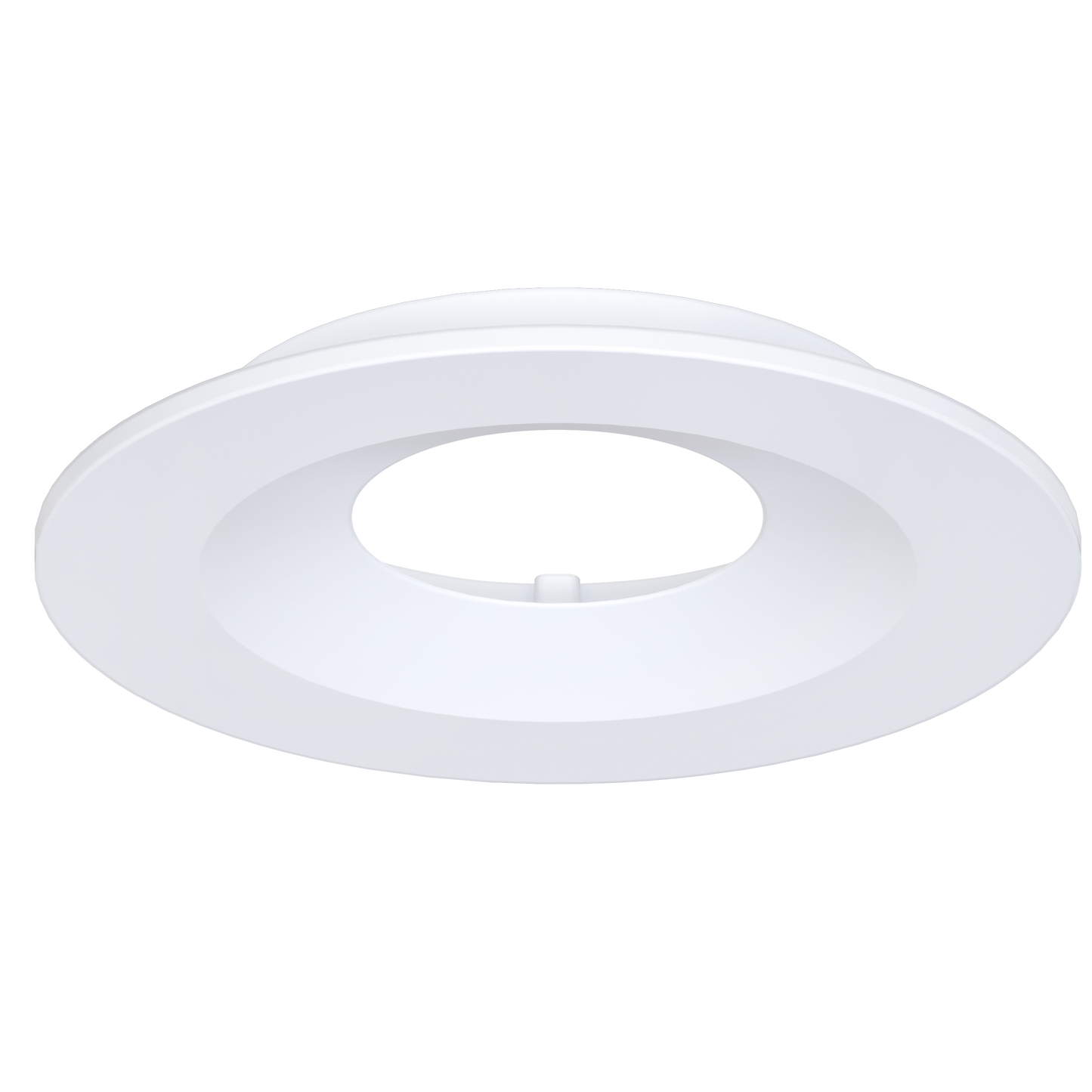 2 Inch White Round Ultra Shallow Trim