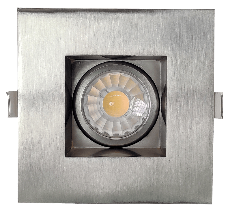 3” Square Regress Gimbal (Brushed Nickel)