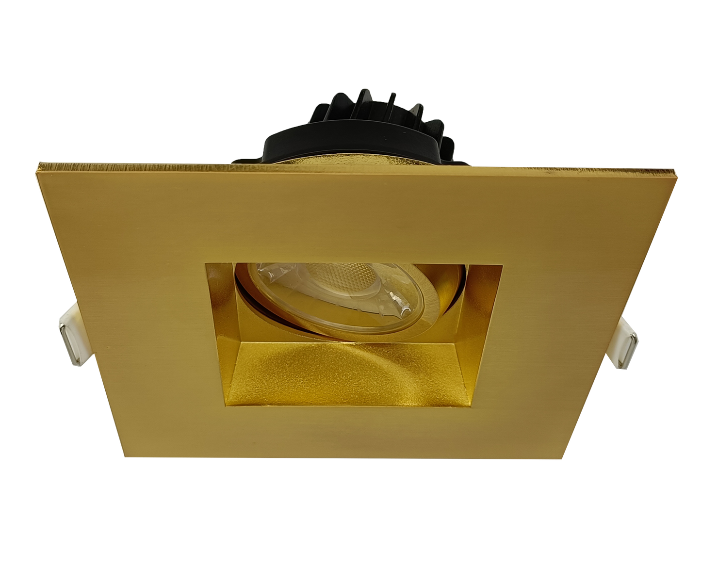 3” Square Regress Gimbal (Brushed Brass)