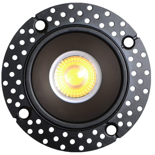2” Round Trimless Luminaire (Black)