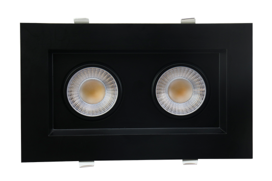 3.5” Double Head Regress Multiple Gimbal Black