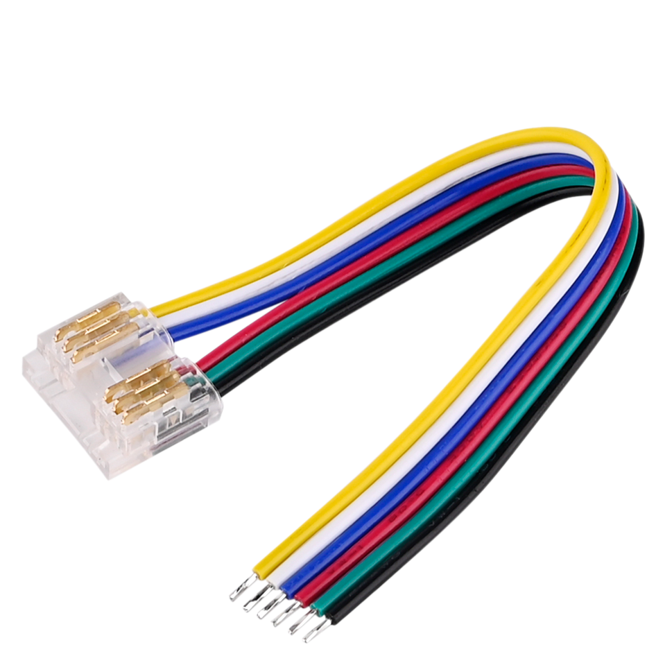 Clear RGBWW Starter Connector 5PK