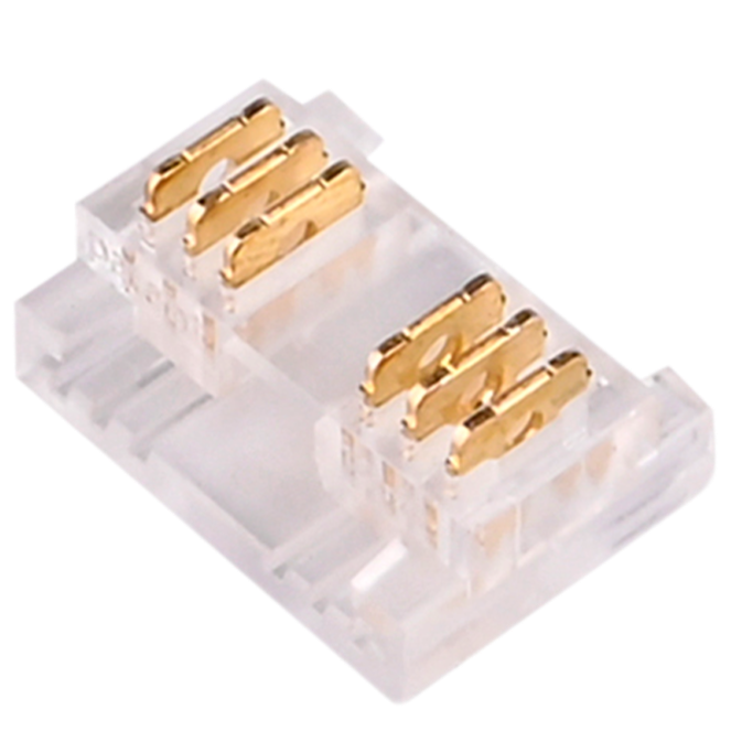 Clear RGBWW 180° Direct Connector 5PK