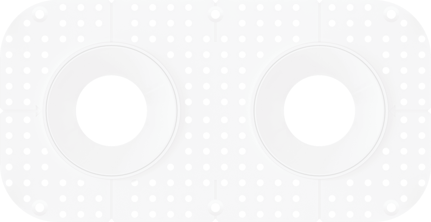 3.5 Inch Round Double Head Trimless Kit