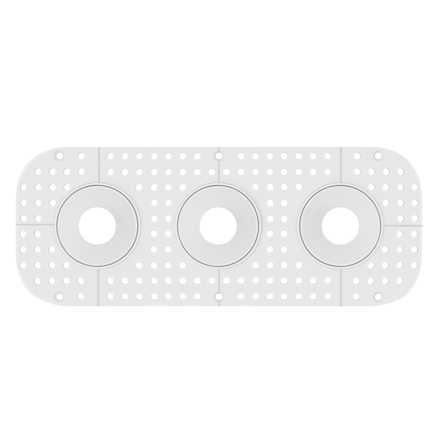 1 Inch Round Triple Head Trimless Kit
