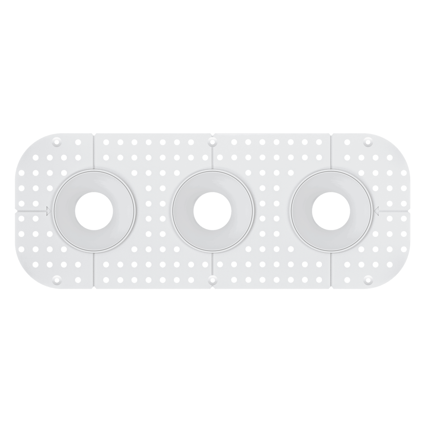 2 Inch Round Triple Head Trimless Kit