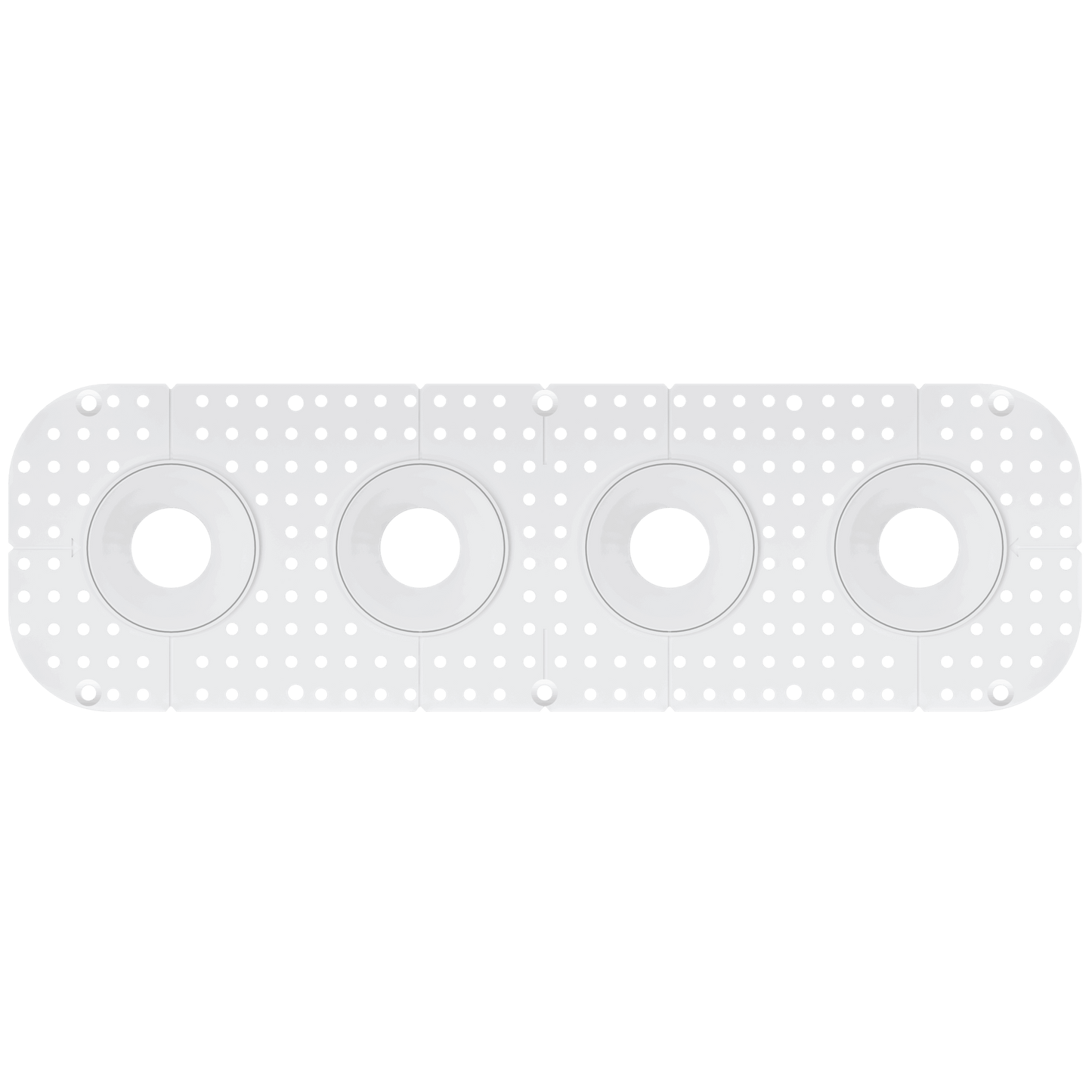 2 Inch Round Quadruple Head Trimless Kit