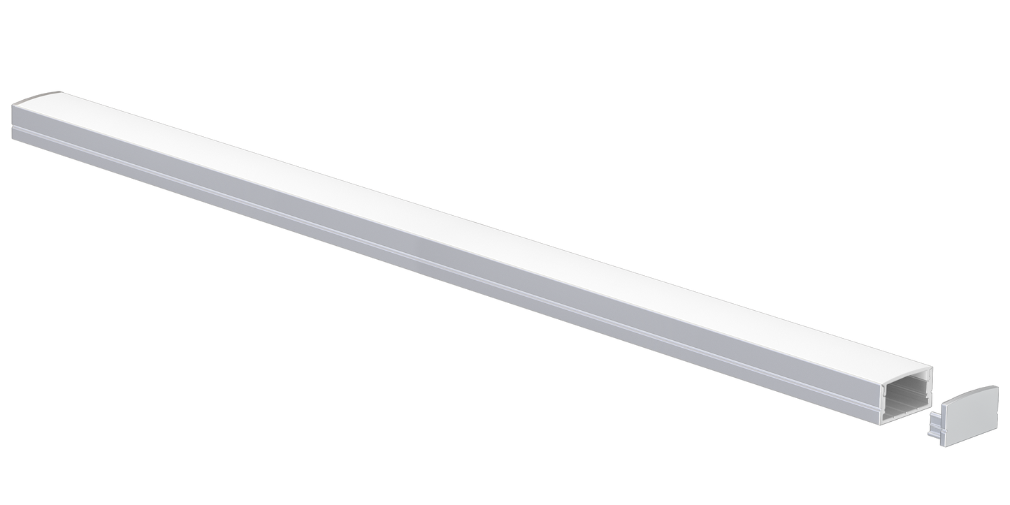 3/4" Aluminum Surface Mount Channel