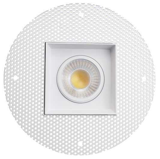 3.5" Single Head Trimless Regress Multiple Gimbal White