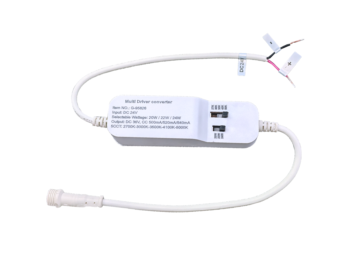 Multi Light Driver 20,22,24 Watt