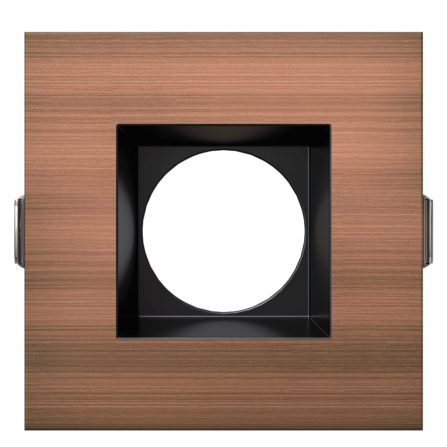 3 Inch Brushed Copper Square Trim