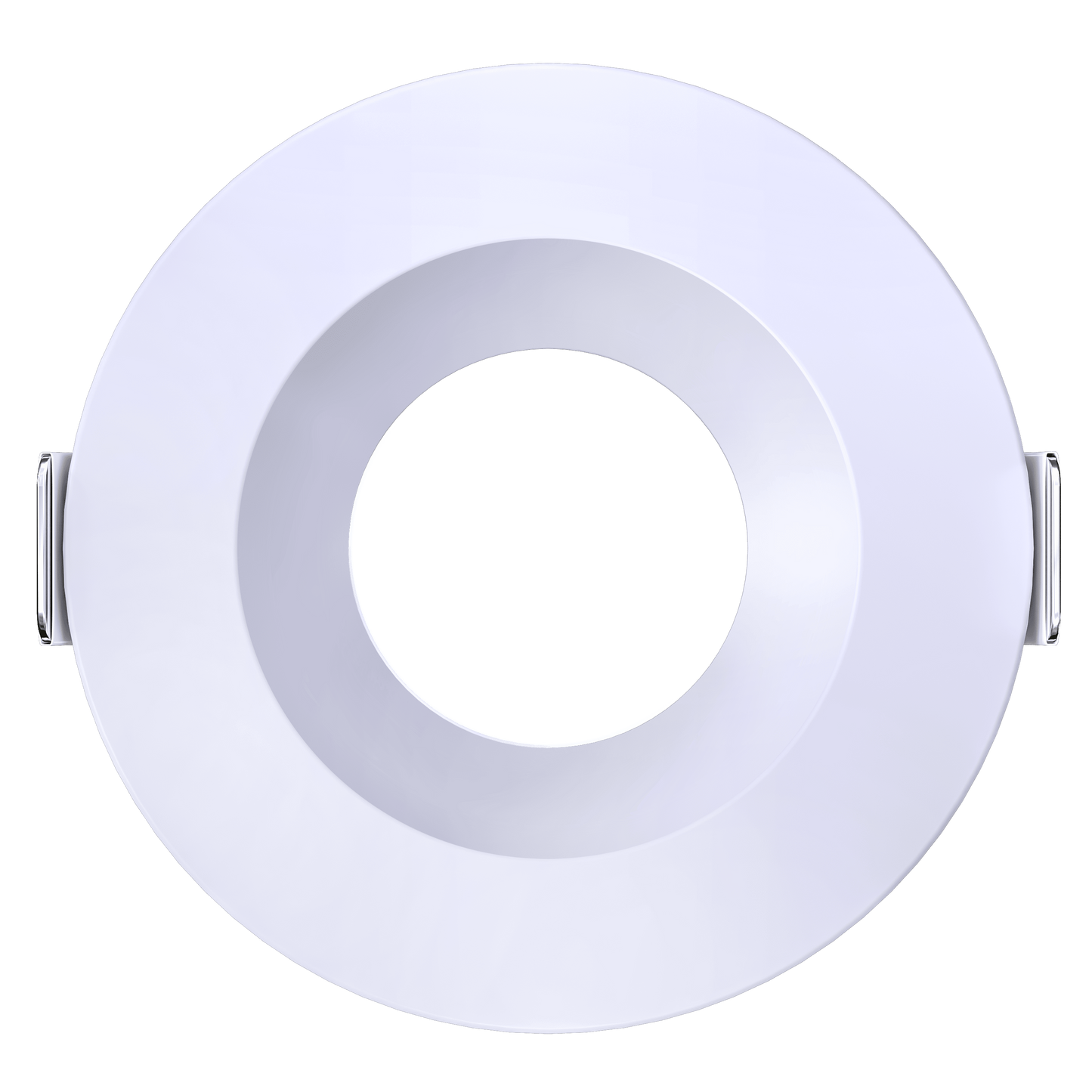 3 Inch White Round Trim