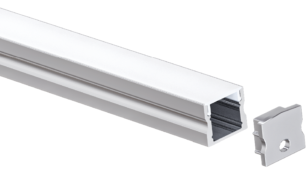 1/2" Deep Aluminum Surface Mount Channel