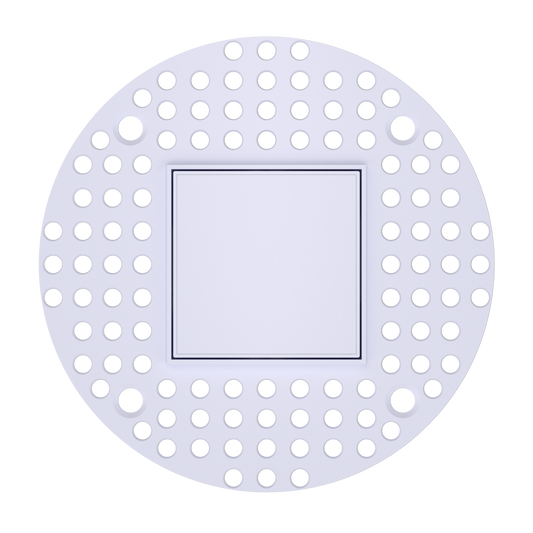 4″ Square Trimless Flushed