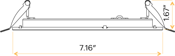 6" Fire Rated Round Flushed slim
