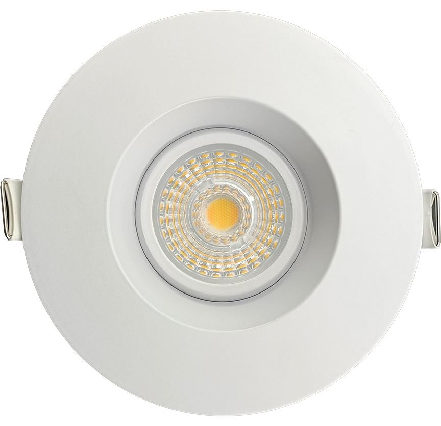 3” HO Round Regress Gimbal (White)
