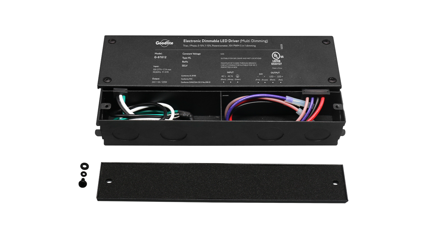 120W Electronic Led Driver 24V (Multi Dimming)