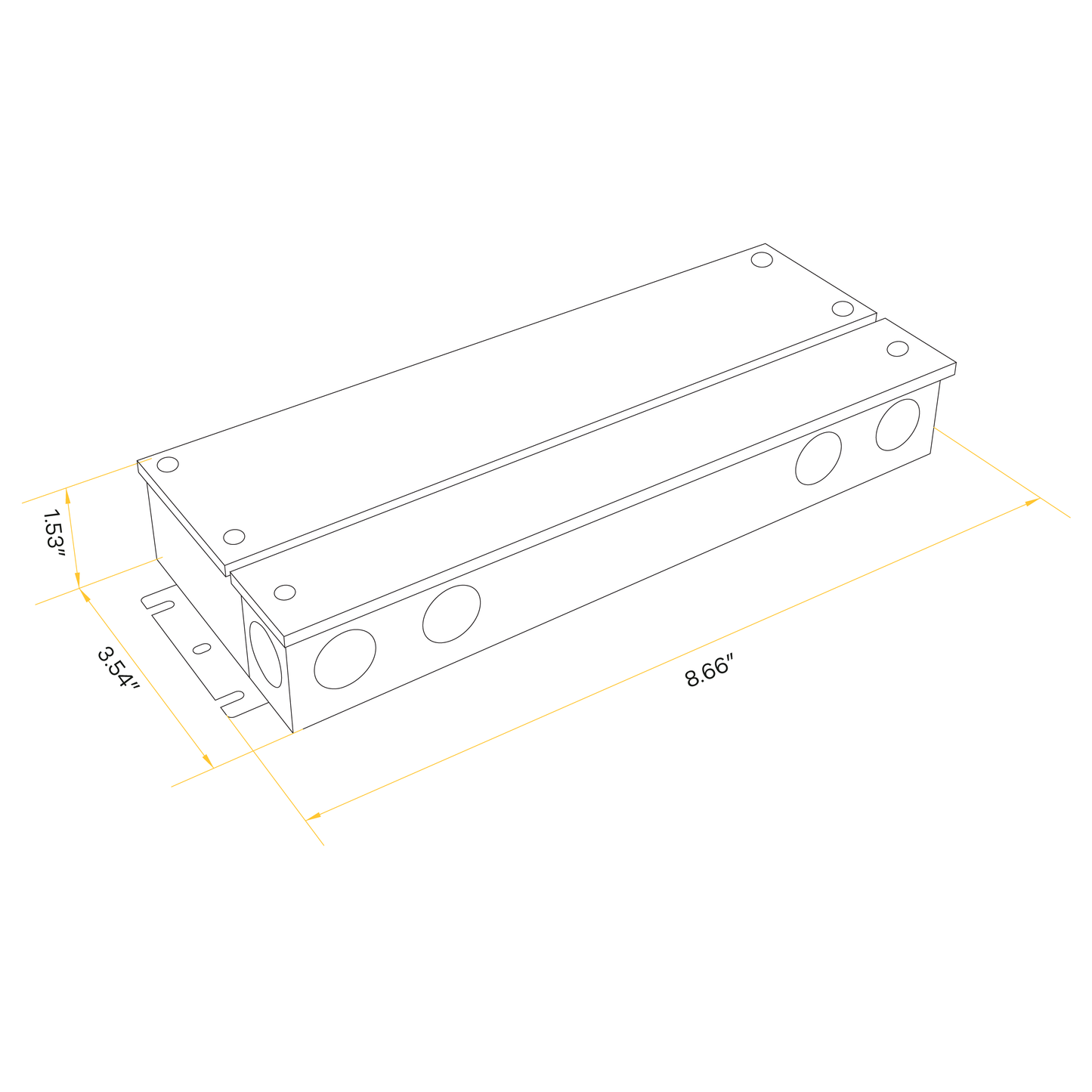 100W Electronic Led Driver 24V (Multi Dimming)