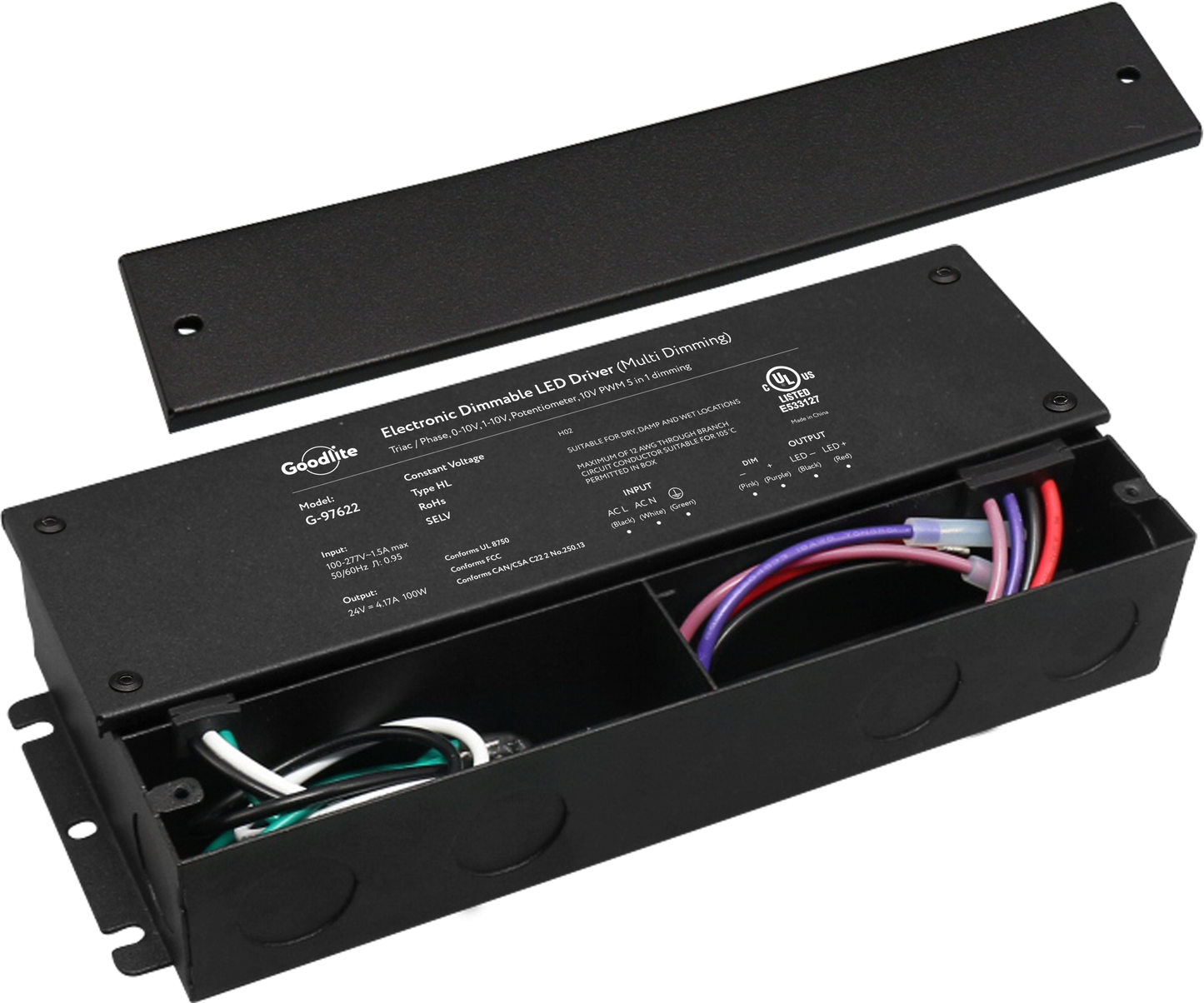 100W Electronic Led Driver 24V (Multi Dimming)