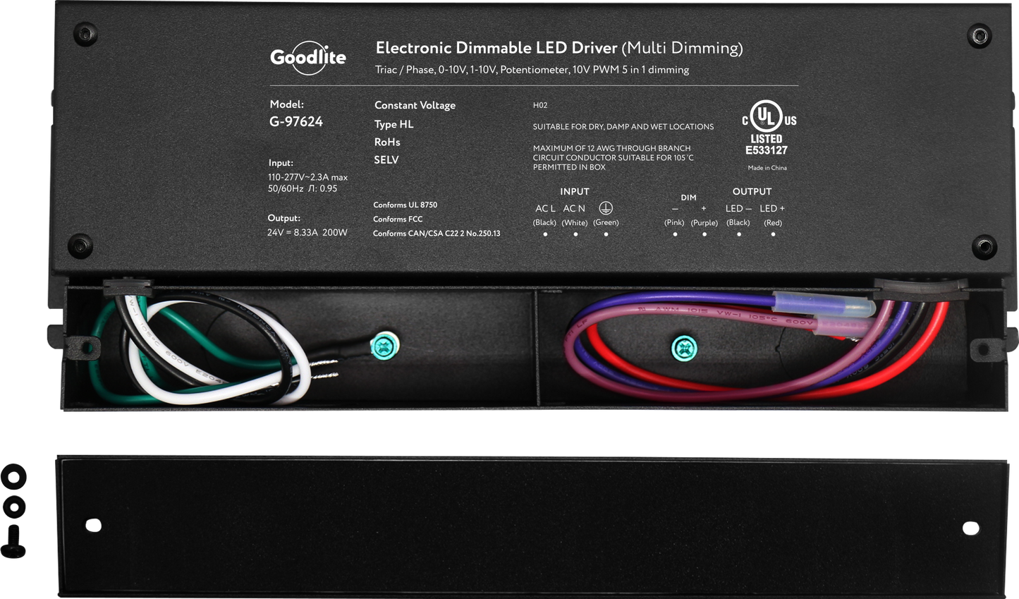 200W Electronic Led Driver 24V (Multi Dimming)