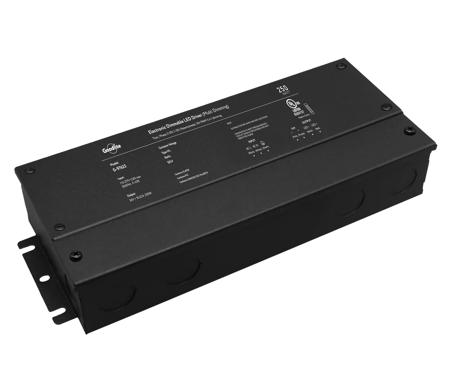 250W Electronic Led Driver 24V (Multi Dimming)