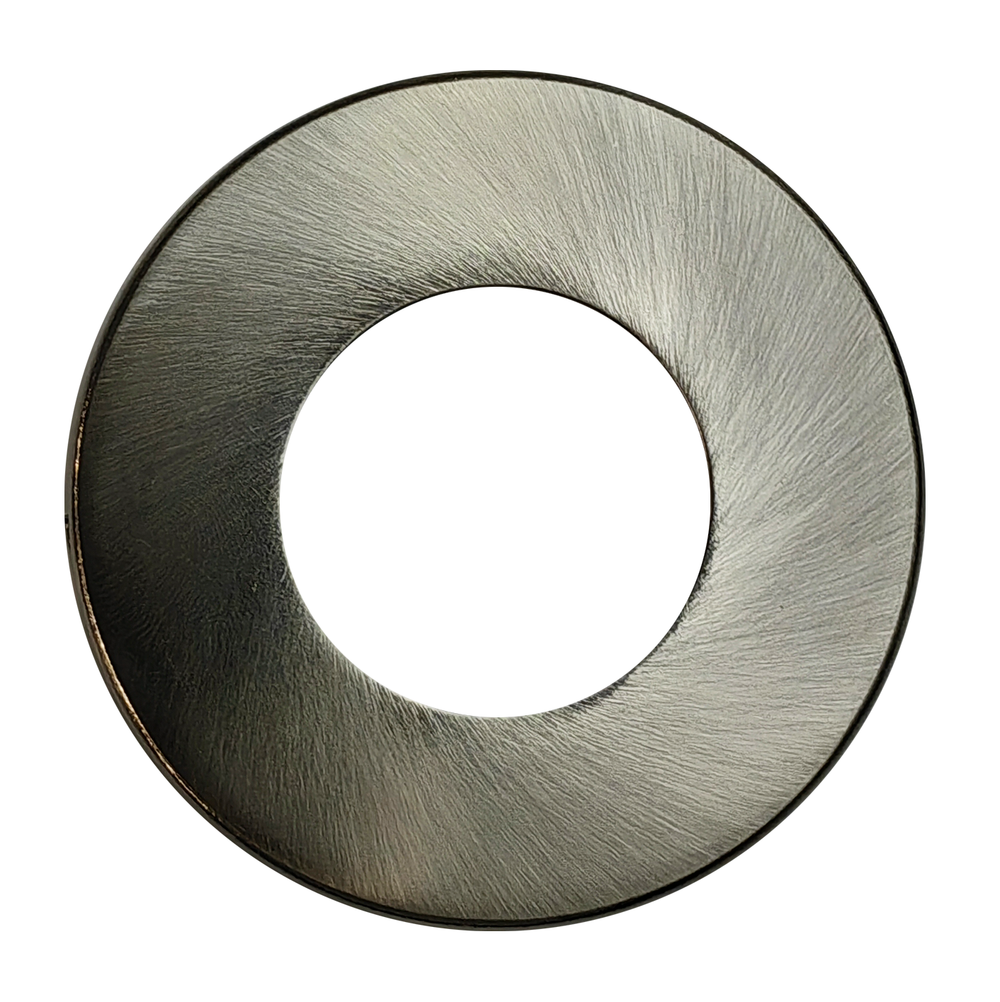 2" Round Slim Brushed Nickel Cover