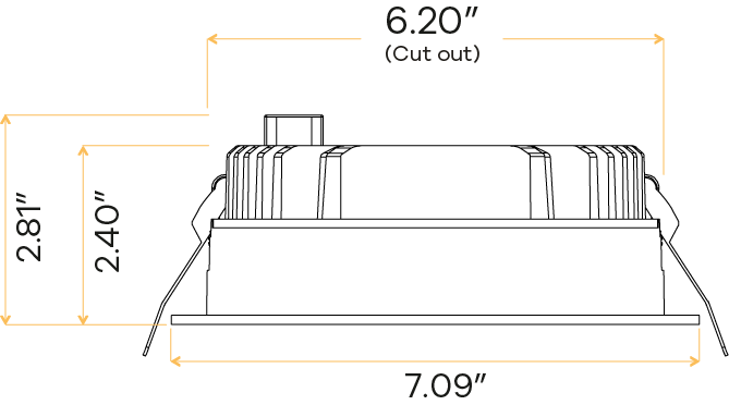 6" Round Regress Fixture