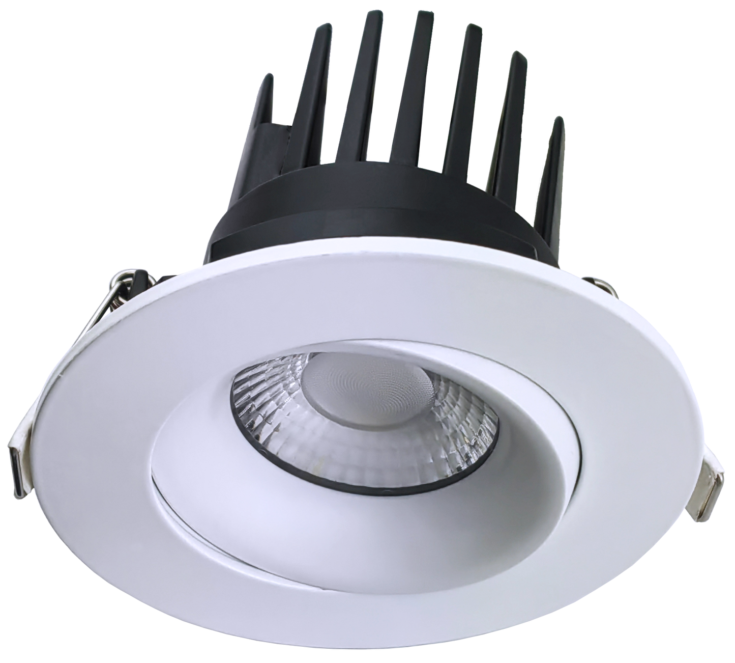 3.5" Round Gimbal White