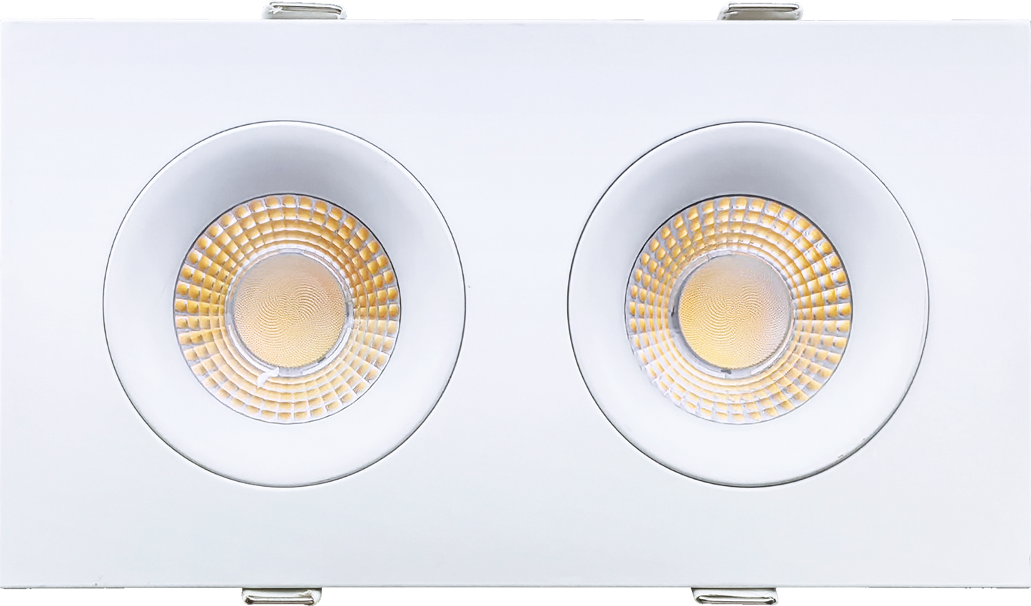 3.5” Double Head Multiple Gimbal White