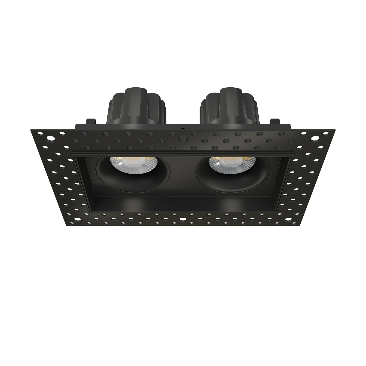 3.5” Trimless Double Head Multiple Regress Gimbal Black