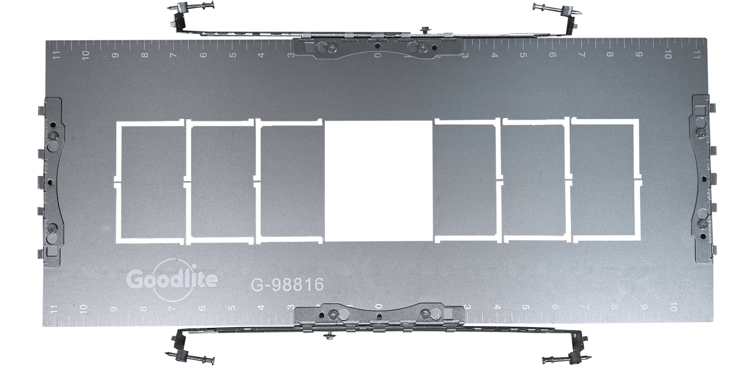 4.13″ Rectangular Flanged New construction plate