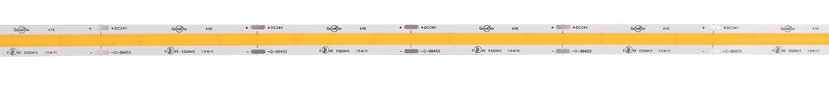 1.5W 24V COB Tape Light 16.4ft 4100k