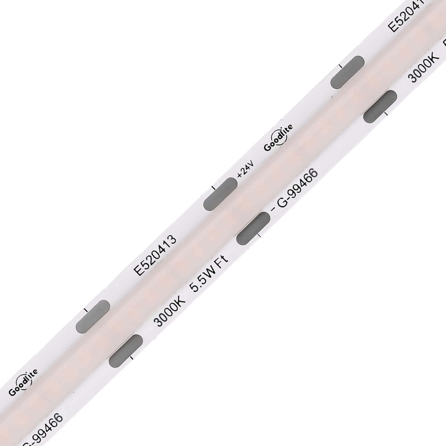 5.5W 24V SOB Tape Light 100ft 3000k