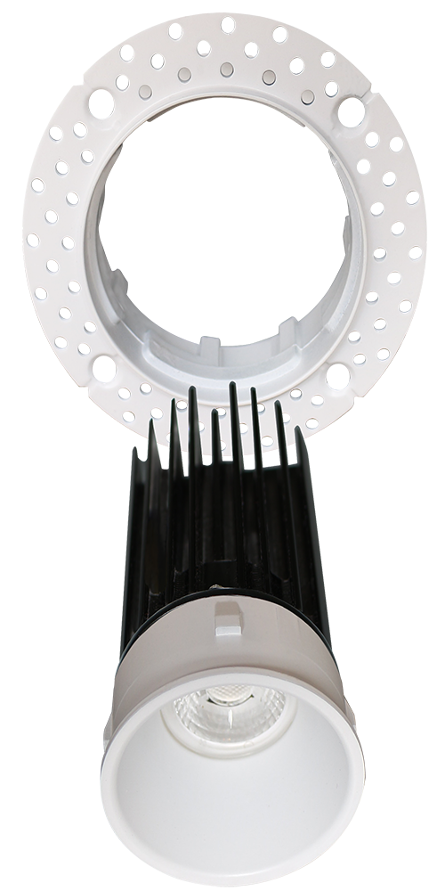 2” HO Round Trimless Luminaire (White)