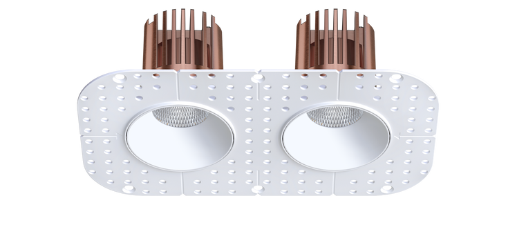 3" Round Trimless multi aperture Architectural Downlight