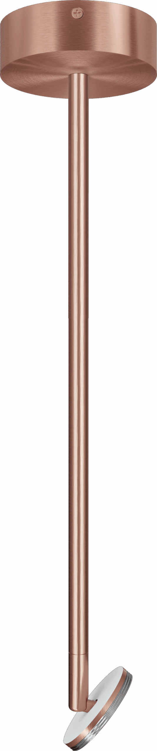3 Inch Surface Mount Adjustable Stem Pendent (Brushed Copper)