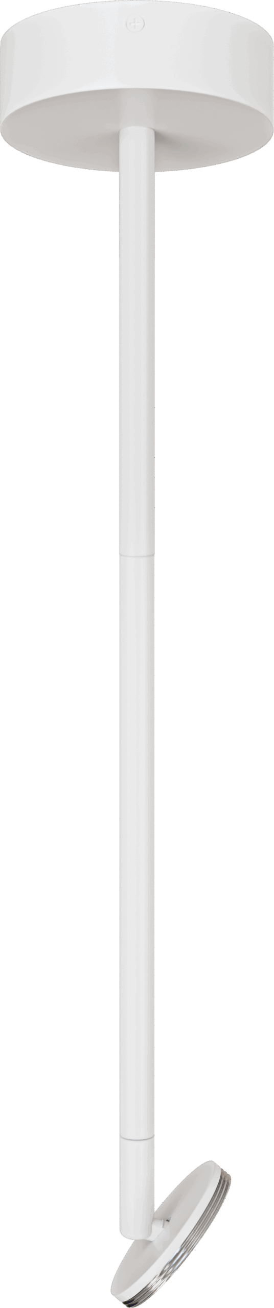 3 Inch Surface Mount Adjustable Stem Pendent (White)