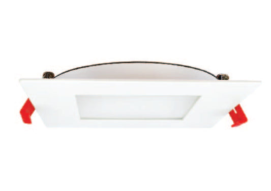 4" Square Flushed Slim 5000K