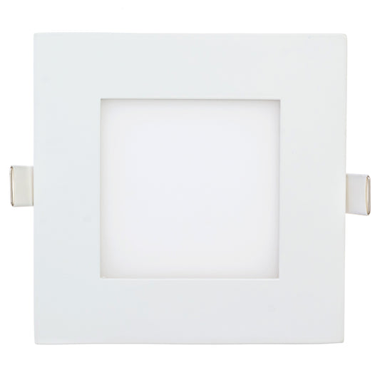 6" Square Flushed Slim 3000K