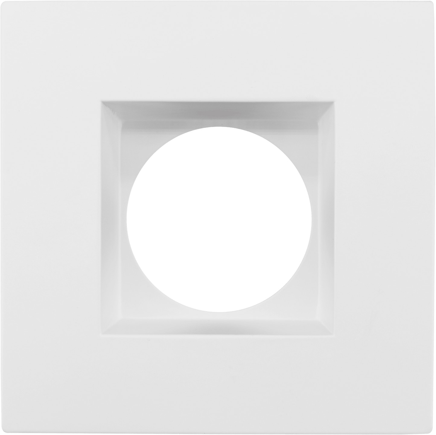 3.5 Inch White Square Trim (Gen1)
