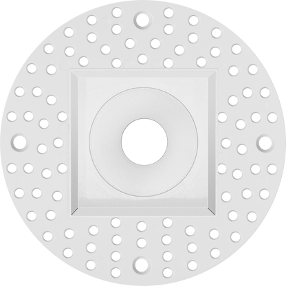 1 Inch White Square Trimless Kit