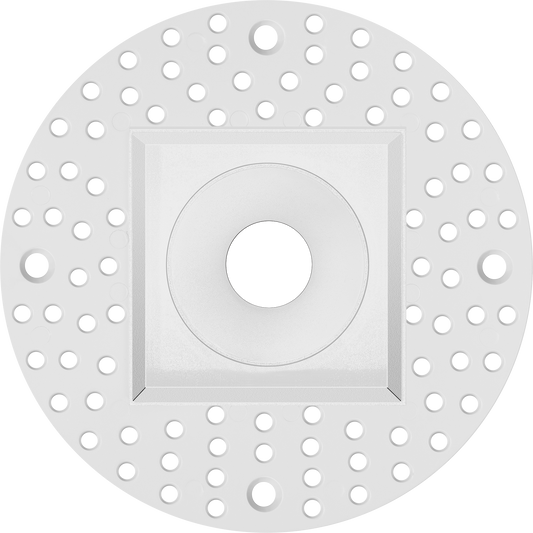 1 Inch White Square Trimless Kit