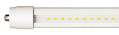 T8 8 Ft Led Bypass Clear 4100k