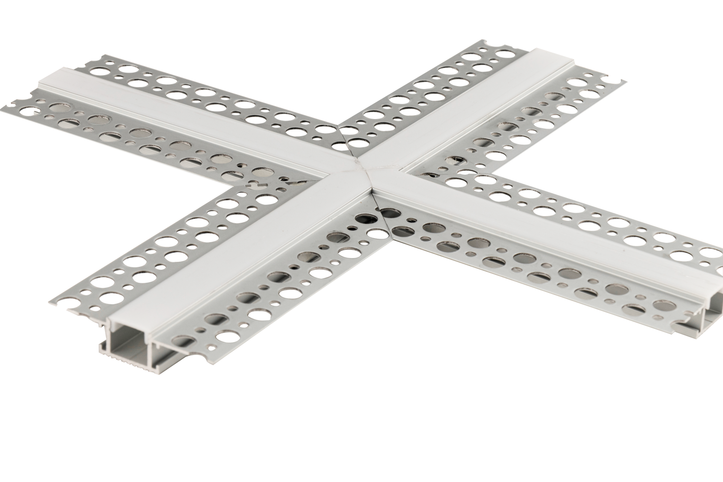 1/2" X Corner Trimless Channel