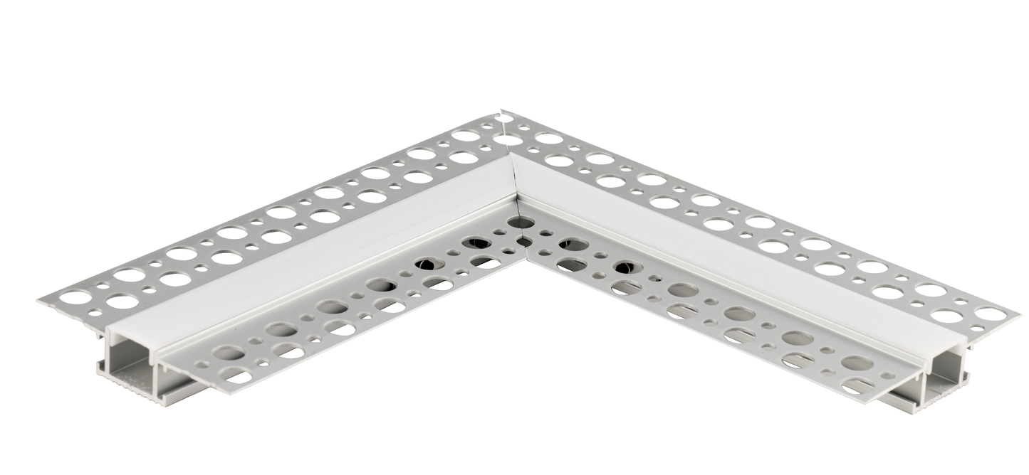 1/2" L Corner Trimless Channel