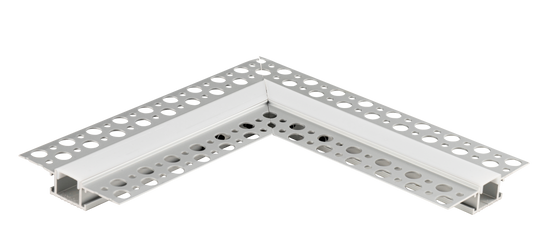 1/2" L Corner Trimless Channel