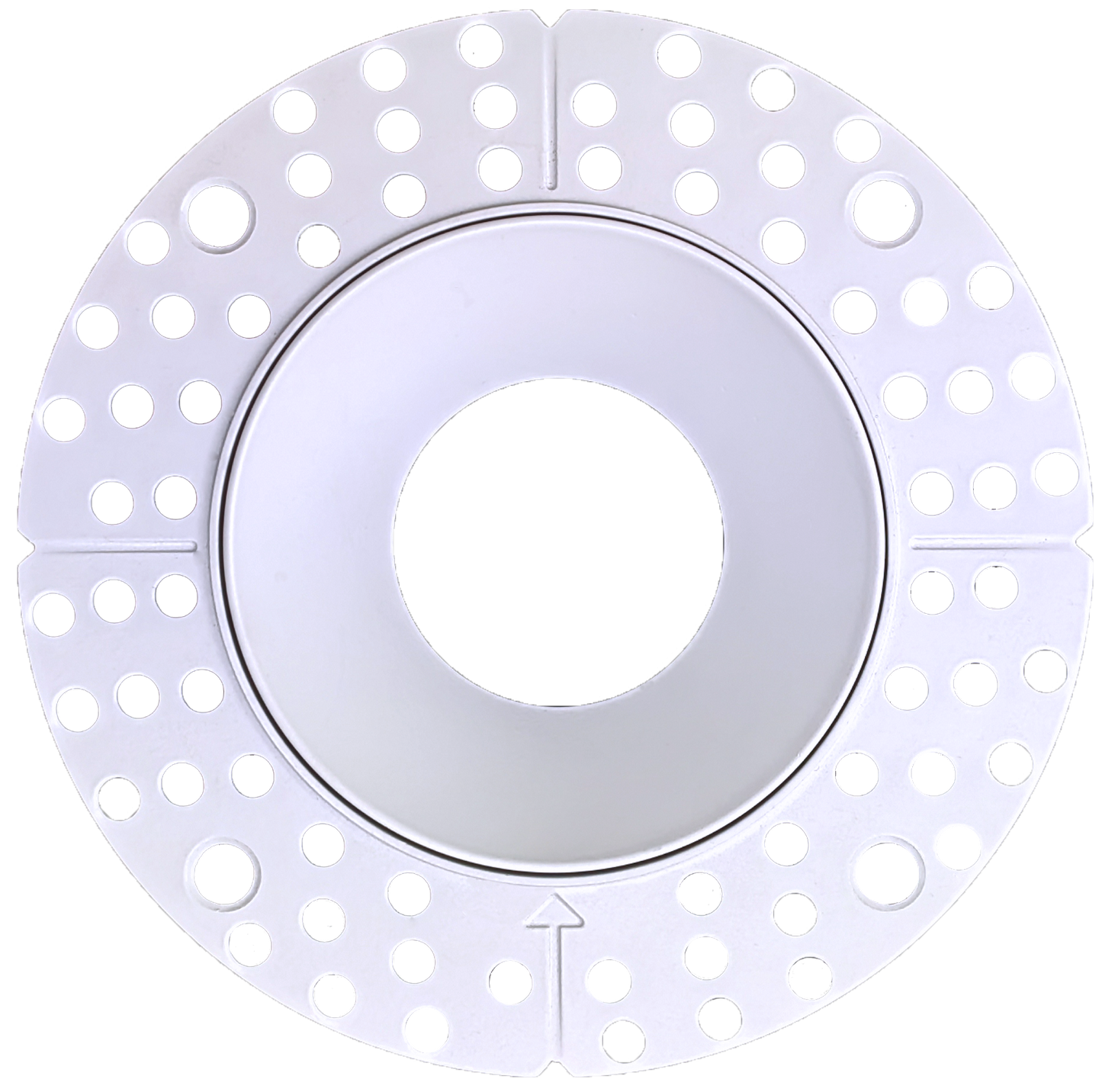 3 Inch White Round Trimless Kit