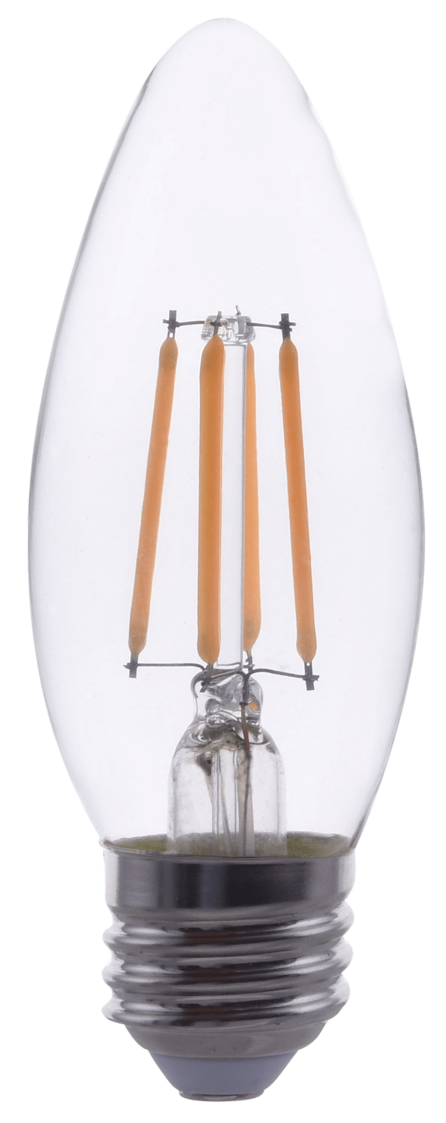 5W Candelabra Torpedo E26 Base 2700k