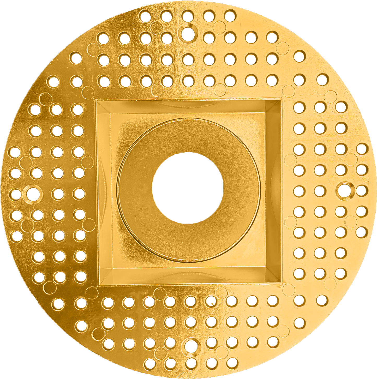 3 Inch Brass Square Trimless Kit